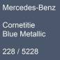Preview: Mercedes-Benz, Cornetitie Blue Metallic, 228 / 5228.